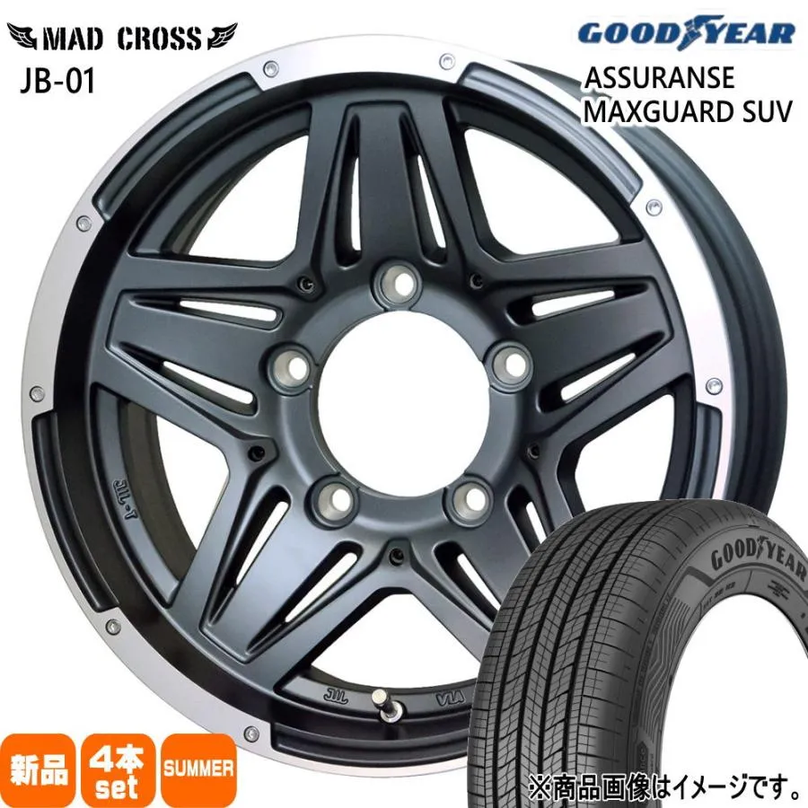 215/70R16 100H グッドイヤー ASSURANCE MAXGUARD SUV 夏用 サマータイヤ MAD CROSS JB01 JB74 JB43 ジムニーシエラ 専用  16インチ