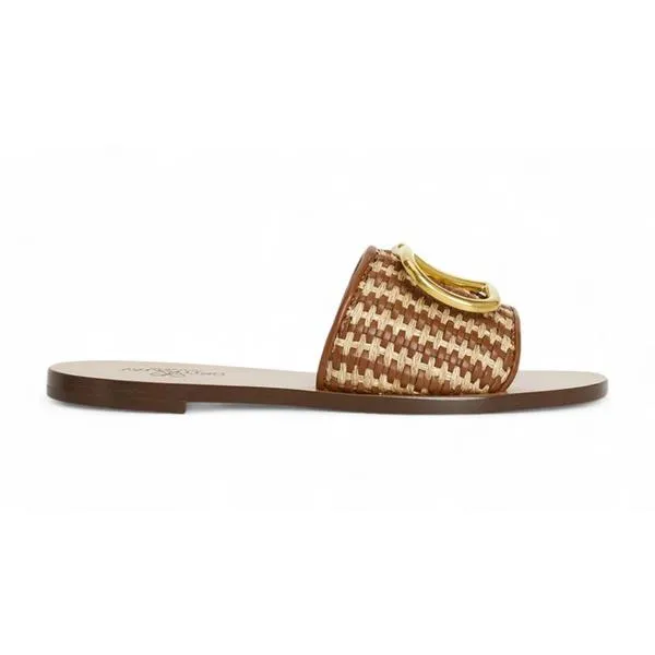 Valentino ヴァレンティノ レディース スニーカー Valentino V Logo Signature Slippers Beige (Women's) 【サイズ EU_37(22.0cm)】