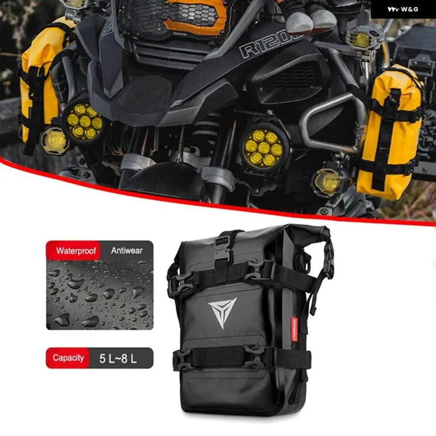 並行輸入品防水 バッグ リペアツール 収納 バッグ BMW R1200GS R1250GS ホンダ スズキ DL650 650 フレーム クラッシュ バー バッグ