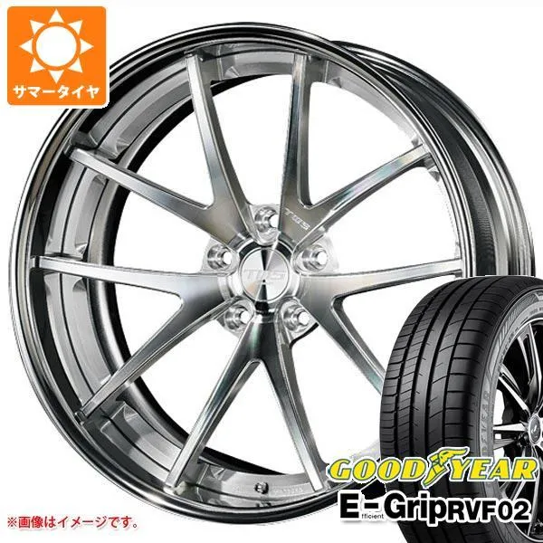 サマータイヤ 225/40R19 93W XL グッドイヤー エフィシエントグリップ RVF02 TWS ライツェント WS05 8.0-19