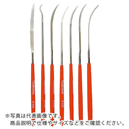 ツボサン ダイヤモンドヤスリ 片コテ7種セット #200 ( TDST20J )