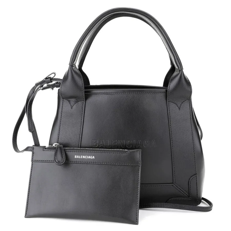 並行輸入 バレンシアガ トートバッグ BALENCIAGA ネイビー カバス 3903642 AAG8 1000ユニセックス ブラック 黒