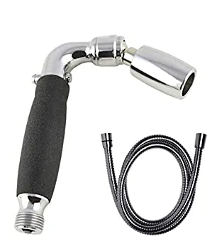 【中古】【輸入品・未使用】High Sierra ソリッドメタルハンドヘルドヘッドslip-freeグリップ、Trickleバルブ、メタル72?%ﾀﾞﾌﾞﾙｸｫｰﾃ%すべてhose- WaterSense証明書低フロ