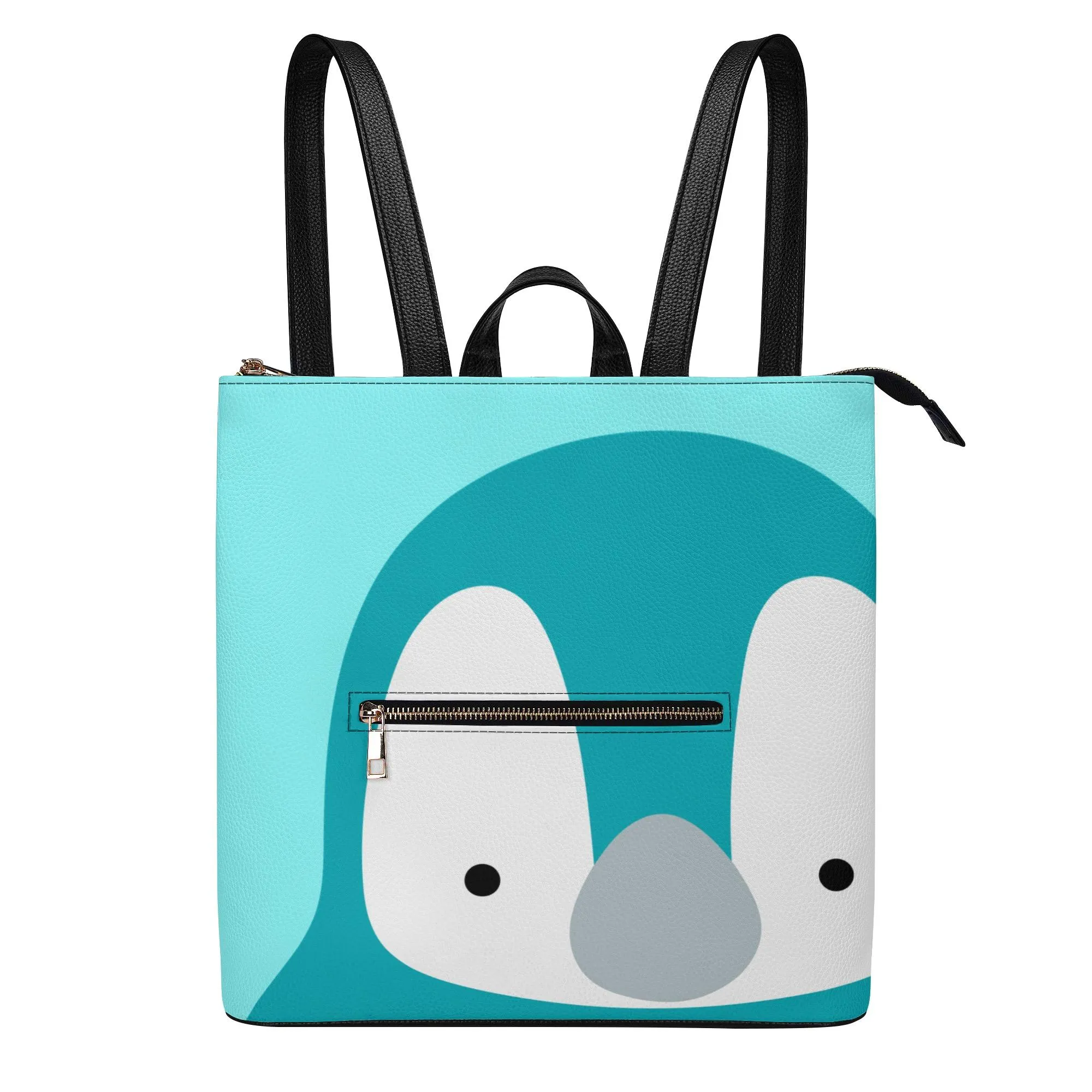 【直送品 同梱不可品】 NEW！！ブルー皇帝ペンギンちゃん(デイパックハンドバッグ) デイパックハンドバッグ ユニセックス バッグ 動物 デイパックハンドバック 手提げ リュック 2way ブルー
