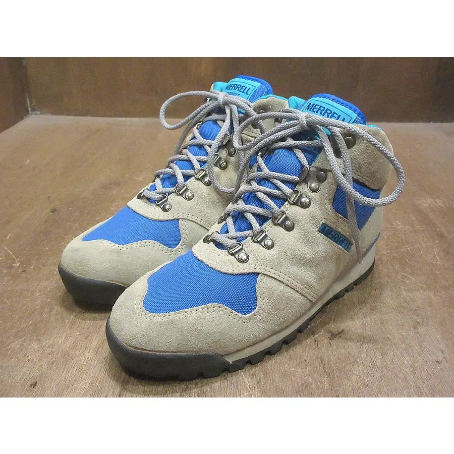 ビンテージ80's●DEADSTOCK MERRELLレディーススウェードトレッキングブーツsize 8 1/2●230910i2-w-bt-26cmデッドストックメレルシューズ