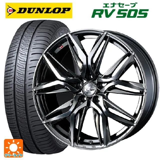 送料無料 サマータイヤホイール 4本セット 225/45R19 96W ダンロップ エナセーブ RV505 ウェッズ レオニス LM 19-8J