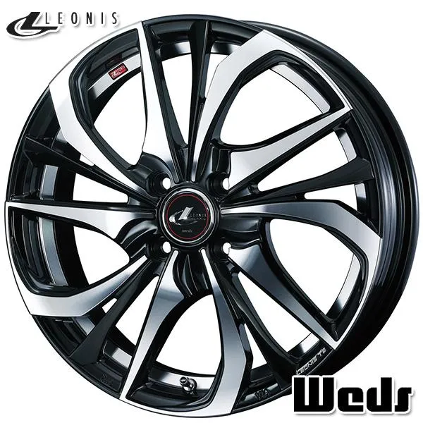 4/17〜19 P10倍 オールシーズンタイヤ ホイール4本セット 195/55R16インチ 4H100 ウェッズ レオニス TE PBMC ハンコック キナジー 4S2 H750