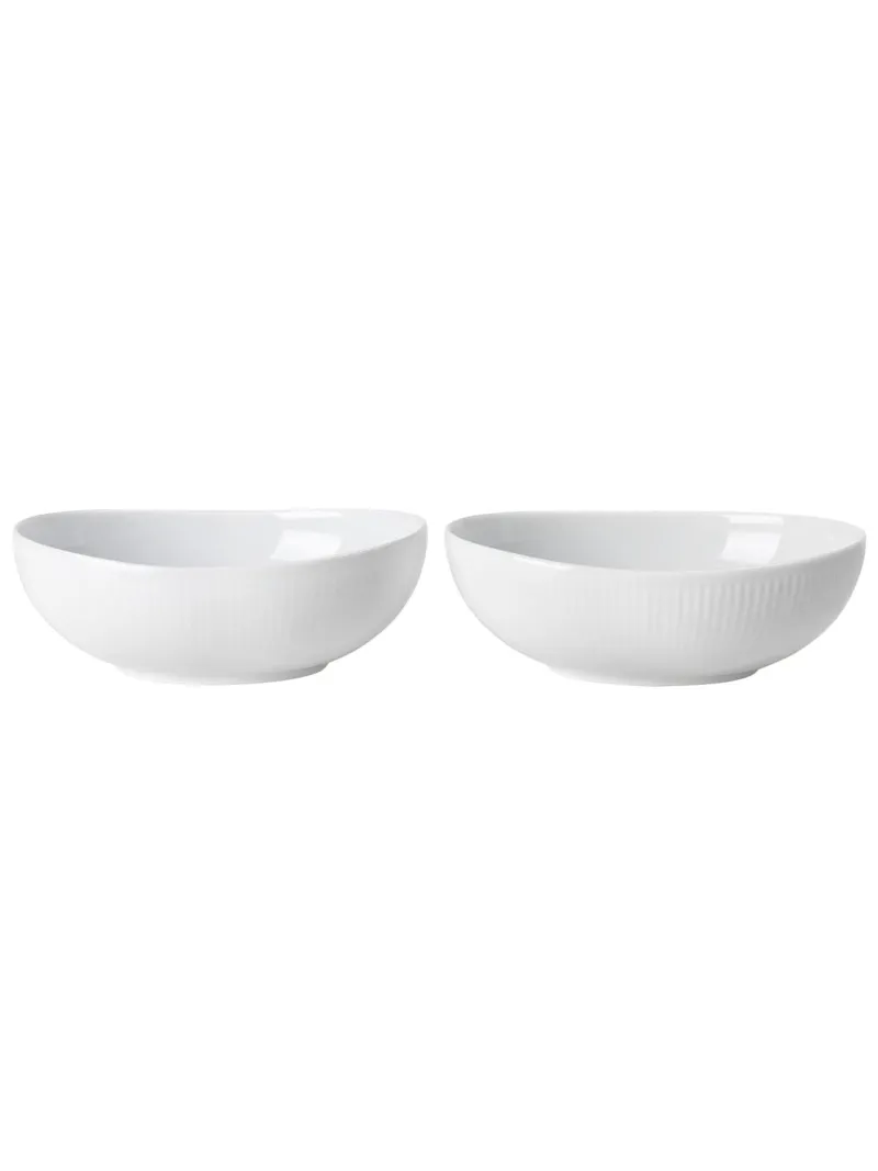 Royal Copenhagen [公式] ホワイトフルーテッド オーバルボウルペア ロイヤル コペンハーゲン 食器・調理器具・キッチン用品 食器・皿【送料無料】