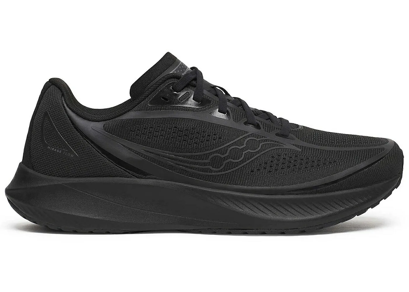 サッカニー フローレス 黒色 ブラック スニーカー メンズ SAUCONY MIRAGE FLOW TRIPLE BLACK / TRIPLE BLACK