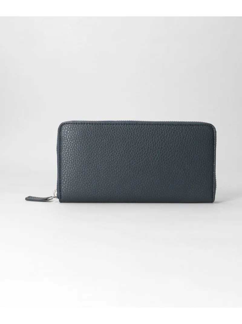 UNITED ARROWS green label relaxing シボ レザーライク 2カラー ロングウォレット 長財布 ユナイテッドアローズ グリーンレーベルリラクシング 財布・ポーチ・ケース 財布 ブラック ネイビー【送料無料】