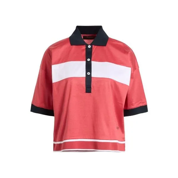MOORER ムーレー Tシャツ トップス レディース Polo shirts Red