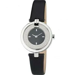 【送料無料】腕時計 ベラペレアレッサンドロオロロジオドナスワロフスキーシルバーorologio donna breil breilogy tw1445 vera pelle nero swarovski silver