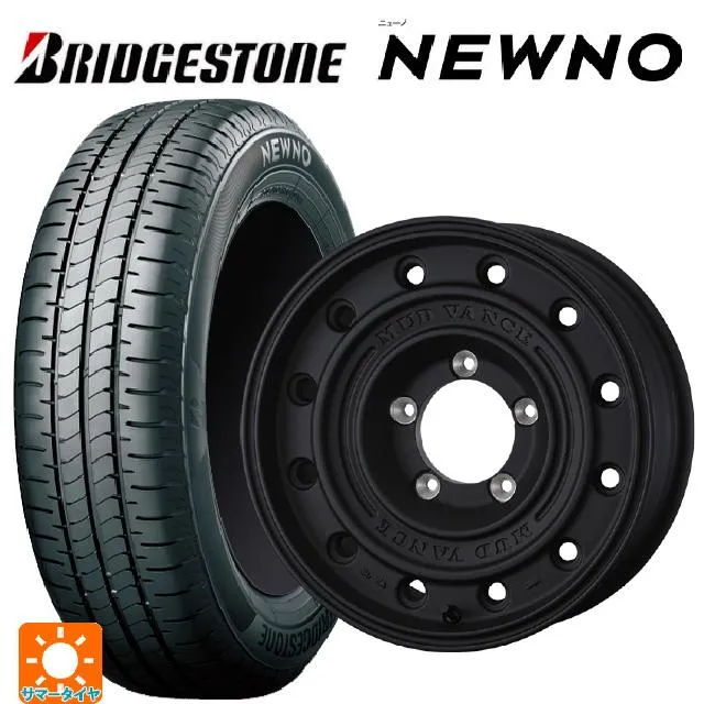 送料無料 サマータイヤホイールセット 195/60R16 89H ブリヂストン ニューノ 正規品 # ウェッズ マッドヴァンス CL 16-7J
