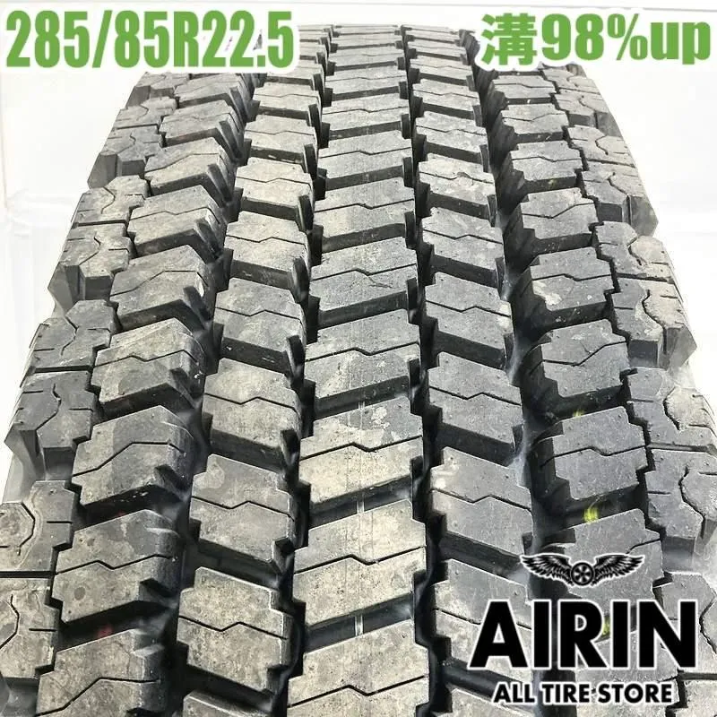 中古タイヤ 285/85R22.5 143/140J ブリヂストン W987 スタッドレスタイヤ 1本単品 大型車 中古 22.5インチ