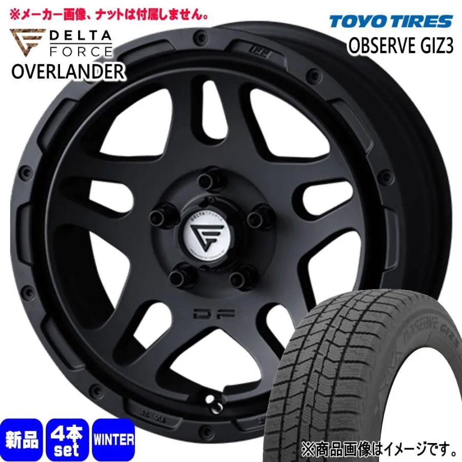 205/65R16  トーヨータイヤ OBSERVE GIZ3 冬用 スタッドレスタイヤ OVERLANDER トヨタ ヤリスクロス 16インチ