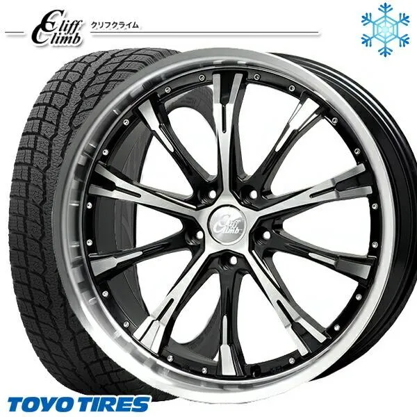 RAV4 225/65R17インチ TOYO OBSERVE GSI-6 トーヨー オブザーブ GSI6 5H114.3 スタッドレスタイヤホイールセット クリフクライム TC02