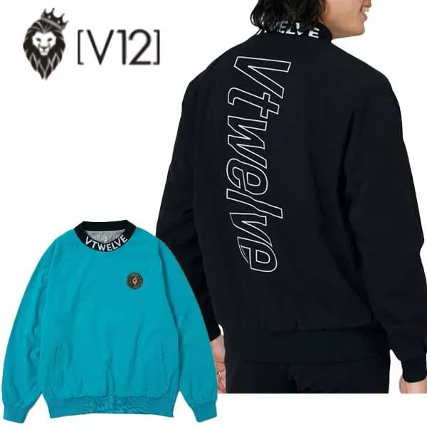 V12 秋冬モデル メンズ ジャガード ネック スニード V122320-JK12【23】