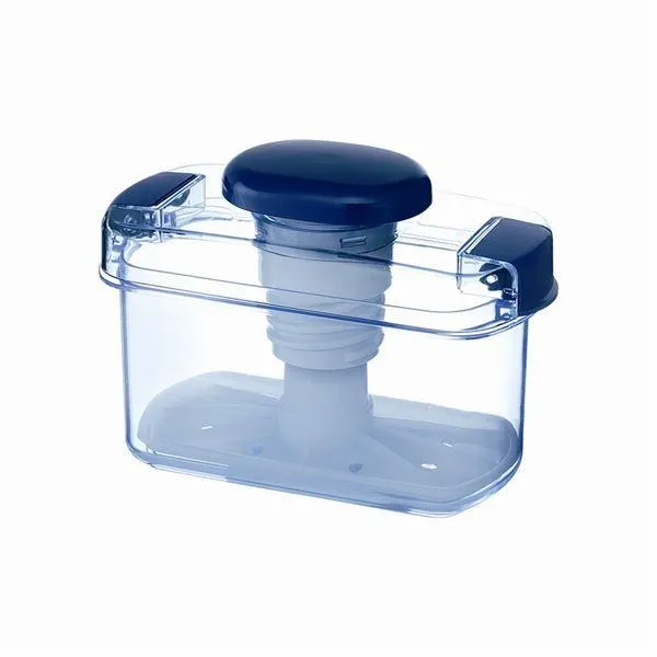 〔18セット〕 漬物容器/漬物用品 〔S-10 クリアブルー〕 ハイペット 〔キッチン用品 家庭用品 手づくり〕[21]