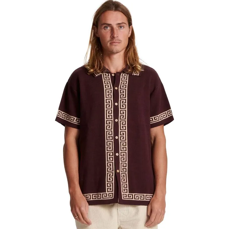 ティーシーエスエス メンズ トップス ポロシャツ The Critical Slide Society Blunder Polo Shirt - Men Burgundy バーガンディ