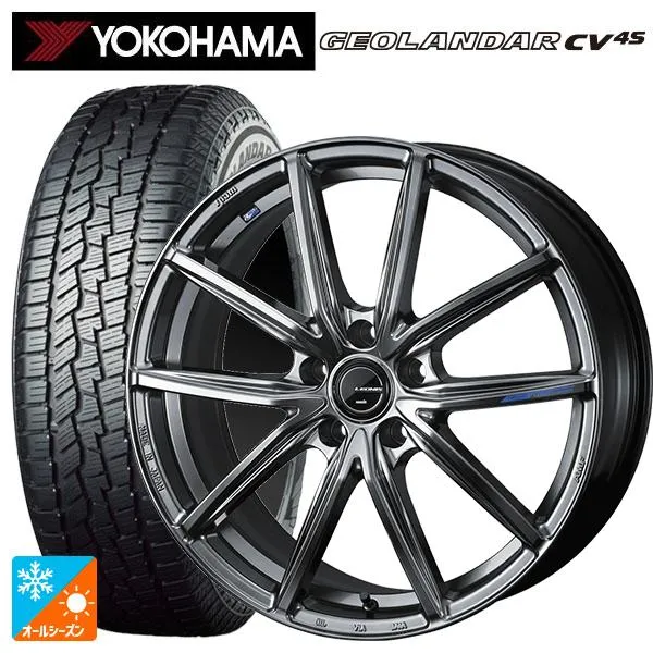 トヨタ bZ4X(11/15系)用 235/60R18 107V XL ヨコハマ ジオランダー CV 4S G061 正規品 レオニス ナヴィア08