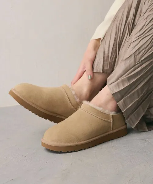 ugg ブーツ 「国内EXCLUSIVE」「UGG」クラシック マイクロ ショートブーツ/スリッポン レディース