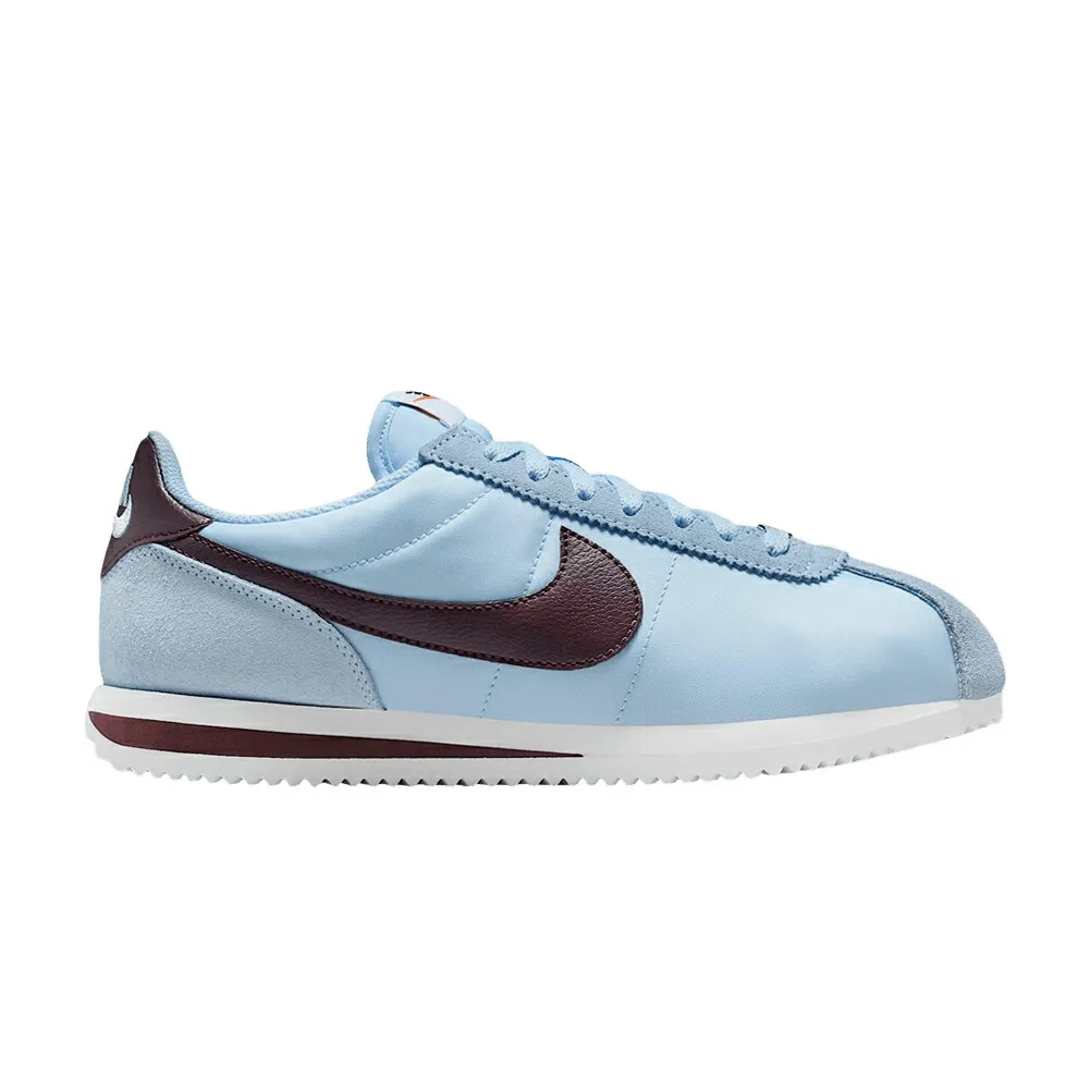ナイキ コルテッツ 青色 ブルー 白色 ホワイト ワイン色 バーガンディー CELESTINE CRUSH スニーカー レディース NIKE WMNS CORTEZ BLUE/WHITE/BURGUNDY / CELESTINE BLUE WHITE BURGUNDY