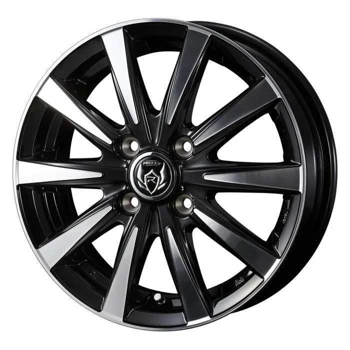 YOKOHAMA iceGUARD8 IG80 165/65R15 81Q RIZLEY DI ブラックポリッシュ 15インチ 4.5J+45 4H-100 スタッドレス 4本セット