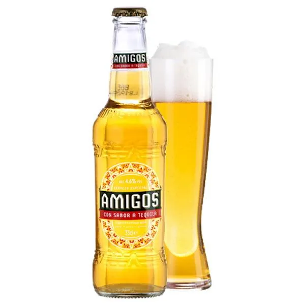 アミーゴ ビール 瓶 330ml 24本入り 1ケース 輸入ビール 送料無料 北海道 沖縄は送料1000円 クール便は800円加算