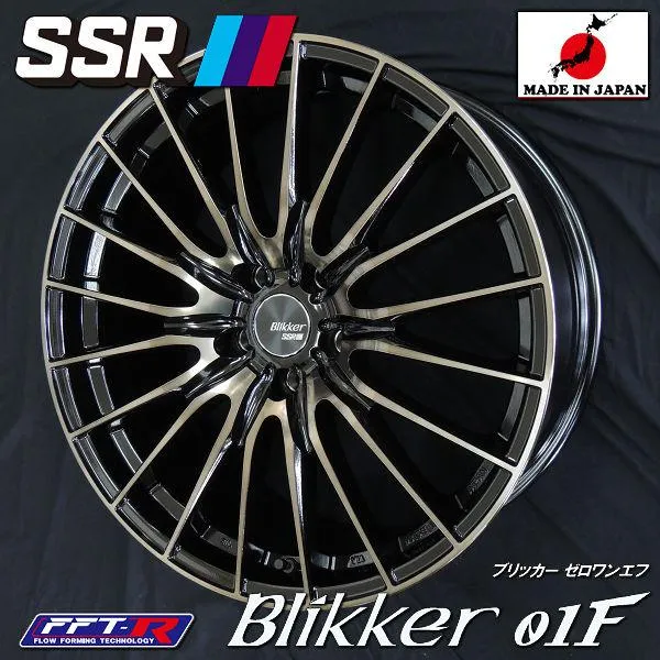 送料無料 ハリアー RAV4 10系レクサスNX 等に SSR ブリッカー 01F ブラックブロンズ 245/45R20 ヨコハマ タイヤホイール4本セット