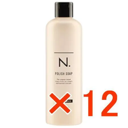 ナプラ N. エヌドット ポリッシュソープ 300ml 12個 ボディ\u0026フェイス\u0026ハンド用ソープ