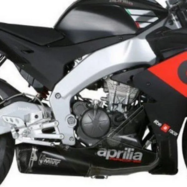 A.011.LDRB ミヴ Mivv スリップオンマフラー 触媒なし 17年-20年 アプリリア RS125 ブラックステンレス SP店