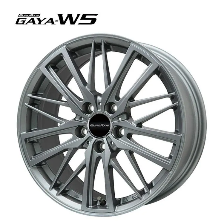 19インチ 5H112 8.5J 8.5J+27 5穴 ホイール 【4本セット 新品】  GAYA-W5 送料無料 ユーロアクシス