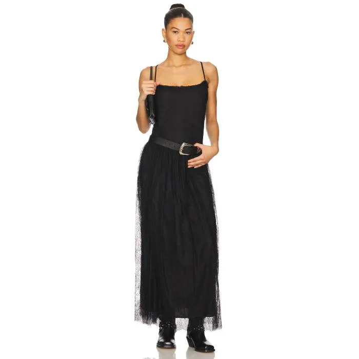 House Of Harlow 1960 【 X Revolve Ina Maxi Dress Women Black 】 ドレス レディース 黒色 ブラック