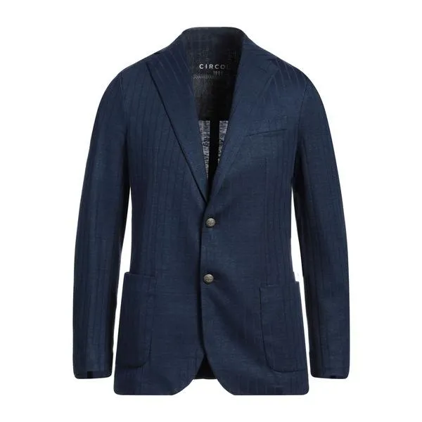 CIRCOLO 1901 チルコロ1901 ジャケット＆ブルゾン アウター メンズ Blazers Blue
