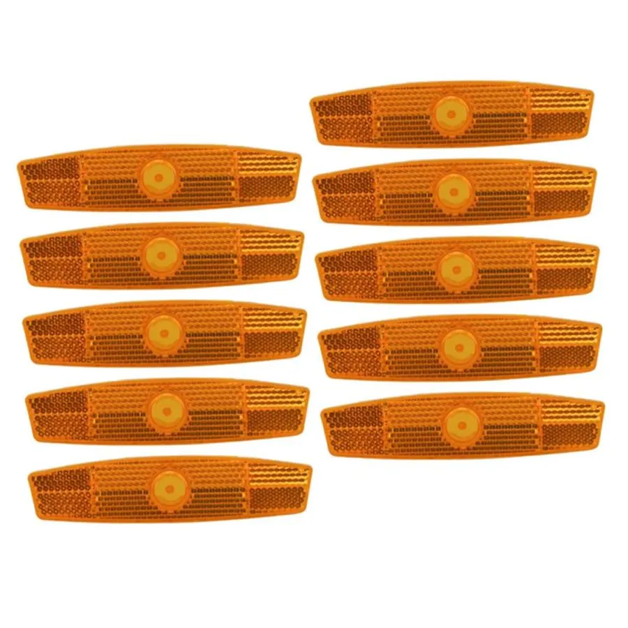 【並行輸入品】Toddmomy 10Pcs Reflector Spokes Bike reflectors Warning Signs fo