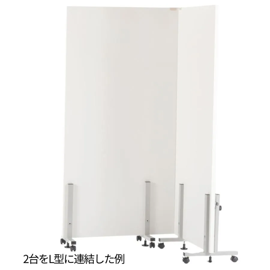 ＜メーカー直送品※代引きキャンセル不可＞ 連結展示板 高さ2段階 幅900mm 白プリントボード 1台 【 展示 発表 穴なし 掲示 】