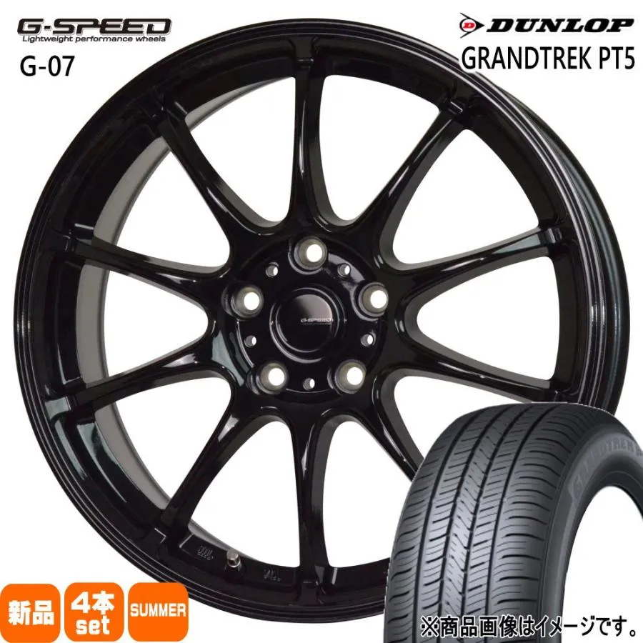 GN系 アウトランダー エクストレイル T33  ダンロップ 235/60R18 107V XL GRANDTREK PT5 夏用 サマータイヤ G・speed G-07 18インチ