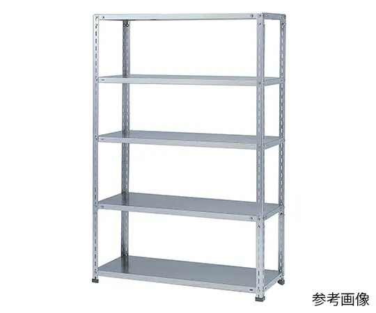 暁製作所 SUS430 軽量棚 W1800×D600×H1800 5段 1セット SA4-6545