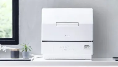 食器洗い乾燥機 パナソニック製（Panasonic）NP-TCR5 卓上型食洗機 ホワイト