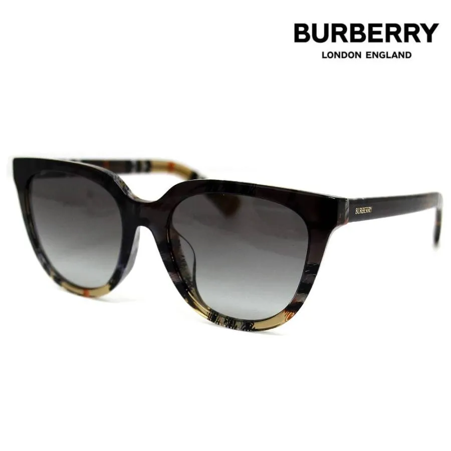 BURBERRY バーバリー BE4469F 420211 53 サングラス アイウェア パントスシェイプ ローブリッジフィット チェックサンド グレーグラディエント 正規品 新品
