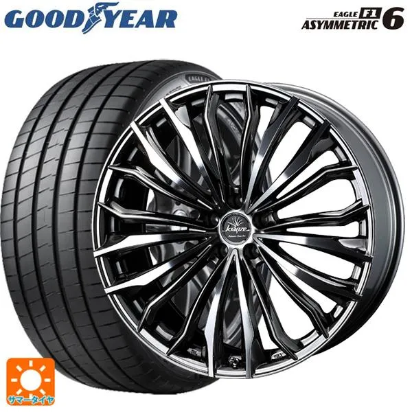 送料無料 サマータイヤホイール 4本セット 225/35R19 88Y XL グッドイヤー イーグル F1 アシメトリック6 ウェッズ クレンツェ フ