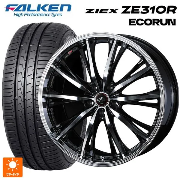 スバル フォレスター(SL系)用 225/55R18 98V ファルケン ジークス ZE310R エコラン レオニス RT