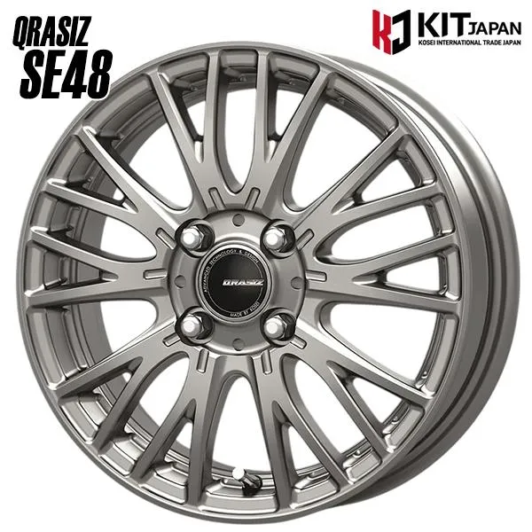 KOSEI コーセイ クレイシズ SE48 16インチ 6.0J 4H100 +40 ブライトシルバー アルミホイール単品 1本 4本以上送料無料