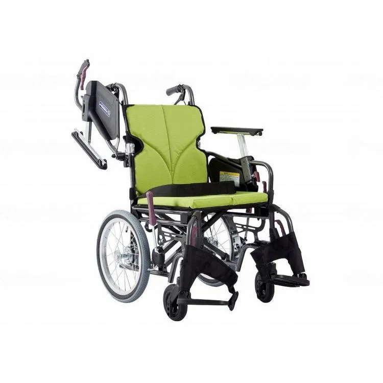 カワムラサイクル モダンCstyle 介助用 16インチ中・高床/若葉色 No.85 /座幅42-前座45cm 代引不可