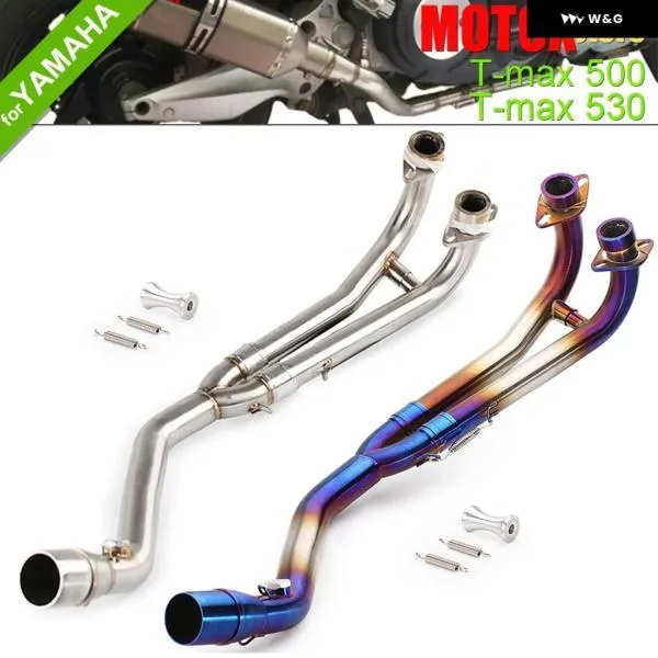 並行輸入品 ヤマハ TMAX 500 530 TMAX500 TMAX530 オートバイ バイク 排気 システム ミドル パイプ 2008 - 2016 パイプ エルボ チューブ T-MAX500 T-MAX53