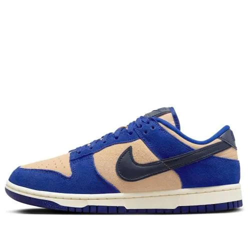 ナイキ ダンク 青色 ブルー ベージュ 白色 ホワイト ダンクロー BLUE SUEDE スニーカー レディース NIKE (WMNS) DUNK LOW LX DV7411-400 / BLUE BEIGE WHITE