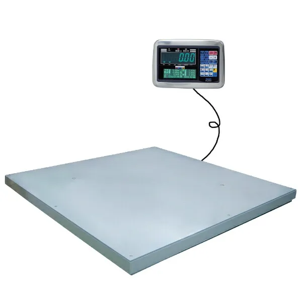 大和製衡 薄型デジタル台はかり 12区 ( EDI-562+PL-MLC9/1200ｘ1200ｍｍ/2000kg-12 )