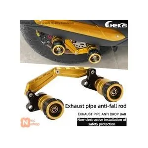 【並行輸入品】バイクアクセサリーヤマハNMAX125/155XMAX250/300NVX155AEROX155適合 カスタムマフラー 転倒防止スティック防止ボールプロテクション