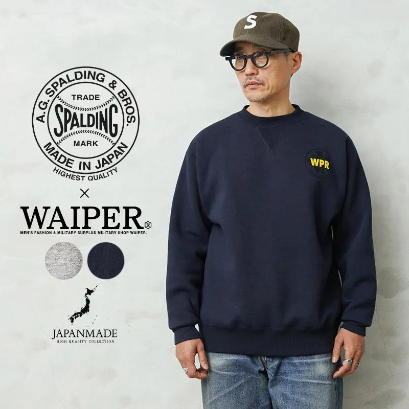 A.G.SPALDING&BROS × WAIPER SPL-WIP-253001 トレーニング スウェットシャツ 日本製【クーポン対象外】【T】