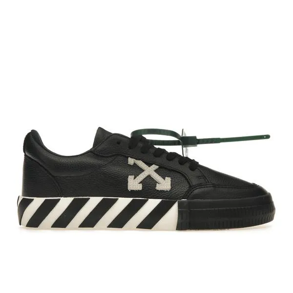 OFF-WHITE オフホワイト レディース スニーカー OFF-WHITE Low Vulcanized Leather Black White (Women's) 【サイズ US_W_11 】Black/White